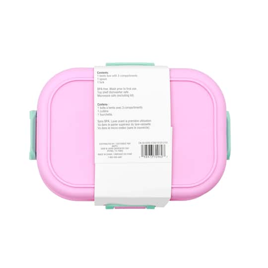 Class Rules! 3-Compartment Bento Box & Utensil Set by B2C™